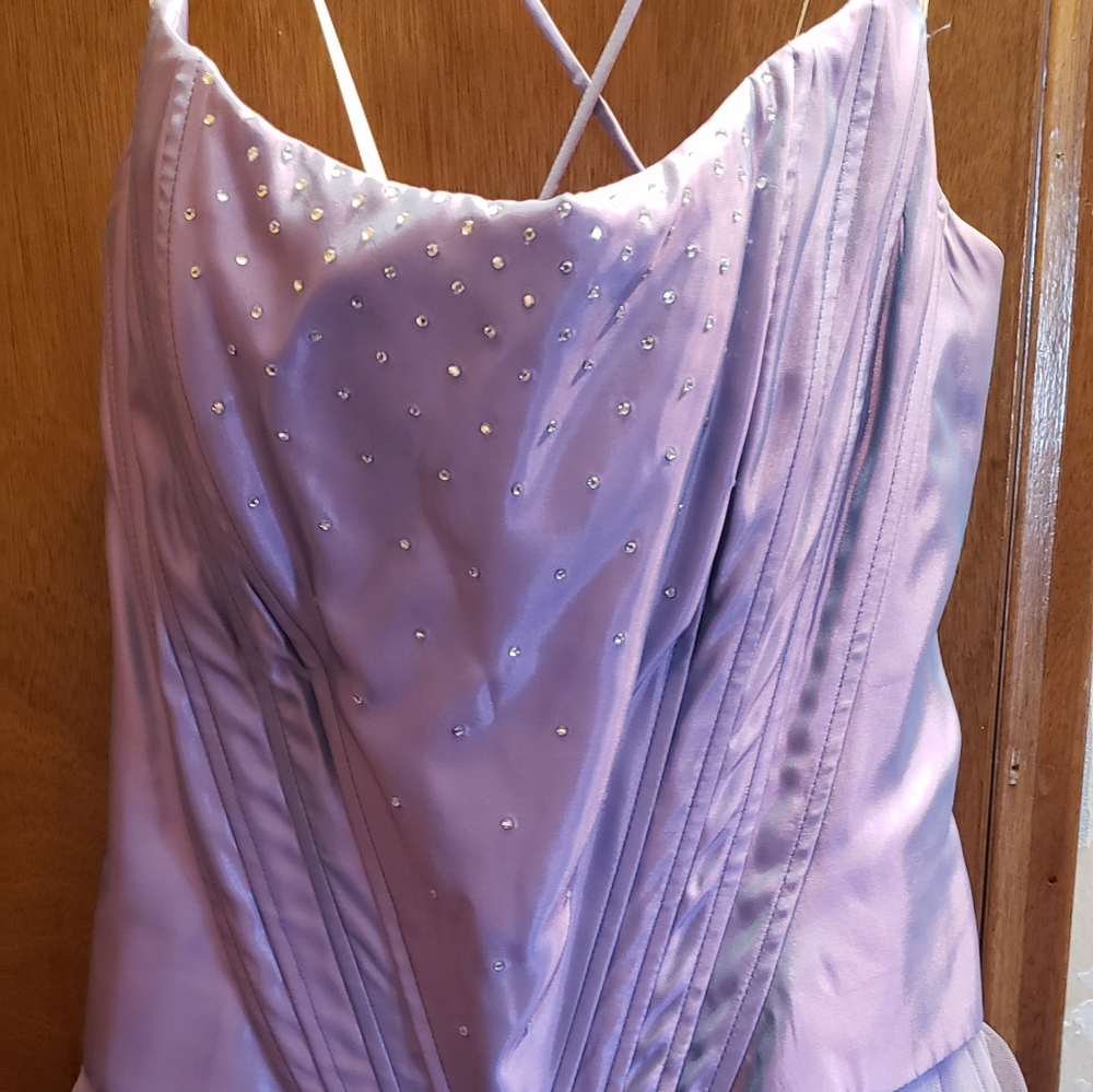 Purple prom dress
